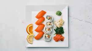 Lax sushi 8/10/12/15 bitar